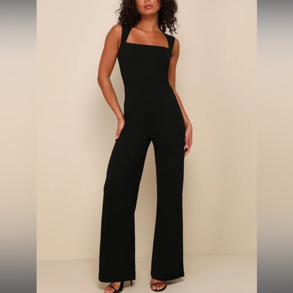 Lulus black jumpsuit size XL